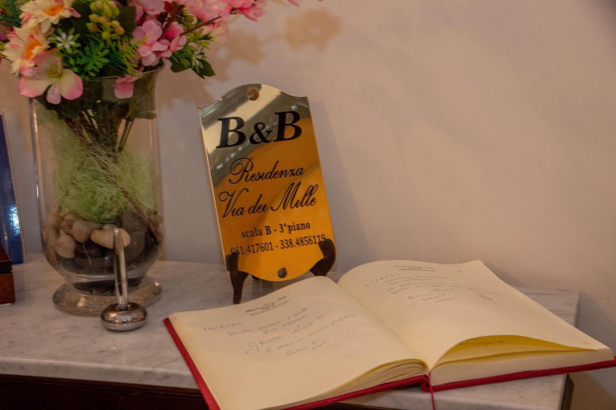 B&B Residenza Via Dei Mille ナポリ エクステリア 写真